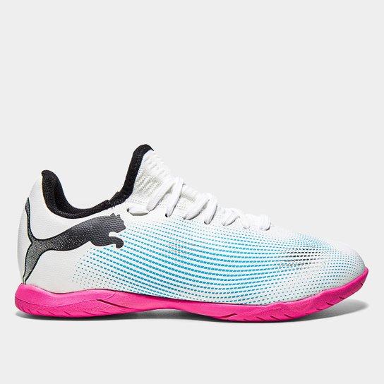Chuteira Futsal Infantil Puma Future 7 Play - Branco+Preto é ruim? Chuteira Futsal Infantil Puma Future 7 Play - Branco+Preto é boa?