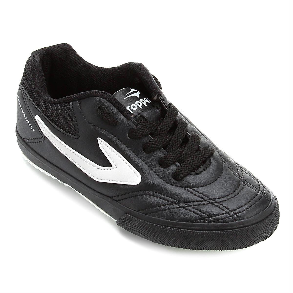 Chuteira Futsal Infantil Topper Tem Dominator 3 Menor preço em Chuteira Futsal Infantil Topper Tem Dominator 3