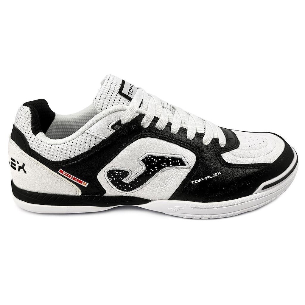 Chuteira Futsal Joma Top Flex Branco e Preto Original