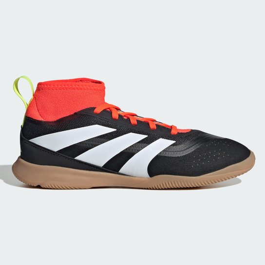 Chuteira Futsal Juvenil Adidas Predator League - Preto+Branco Menor preço em Chuteira Futsal Juvenil Adidas Predator League - Preto+Branco