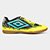 Chuteira Futsal Juvenil Umbro Cosmic - Verde Limão+Azul