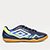 Chuteira Futsal Juvenil Umbro Prisma Unissex - Branco+Verde