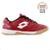 Chuteira Futsal Lotto Stadio Classic B700 Masculina - Vermelho+Branco