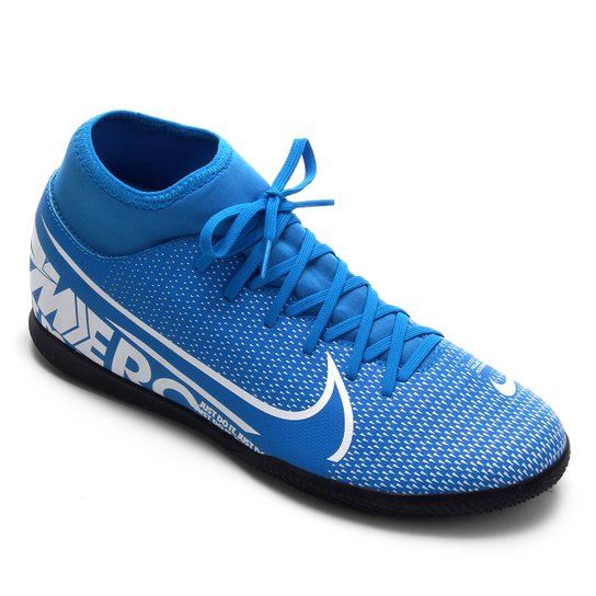 Chuteira Futsal Nike Mercurial Superfly 7 Club IC - Azul e Branco é ruim? Chuteira Futsal Nike Mercurial Superfly 7 Club IC - Azul e Branco é boa?