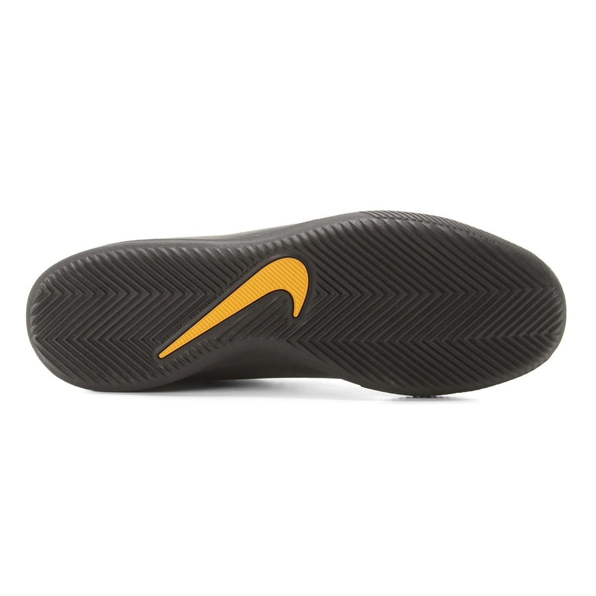 chuteira nike phantom 2022 preta e dourado futsal