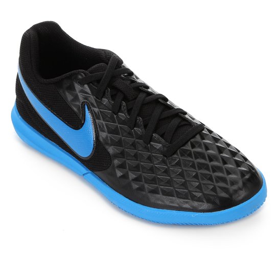 Chuteira Futsal Nike Tiempo Legend 8 Club - Preto+Azul é ruim? Chuteira Futsal Nike Tiempo Legend 8 Club - Preto+Azul é boa?