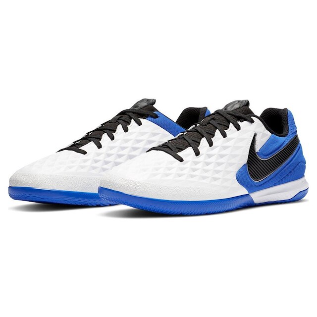 Chuteira Futsal Nike Tiempo Legend 8 React Pro IC - Branco+Preto Menor preço em Chuteira Futsal Nike Tiempo Legend 8 React Pro IC - Branco+Preto