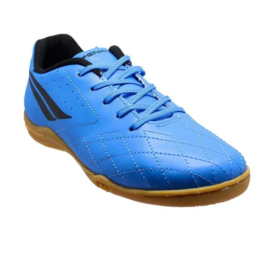 Chuteira Futsal Penalty Americas Kids IX - Azul+Preto