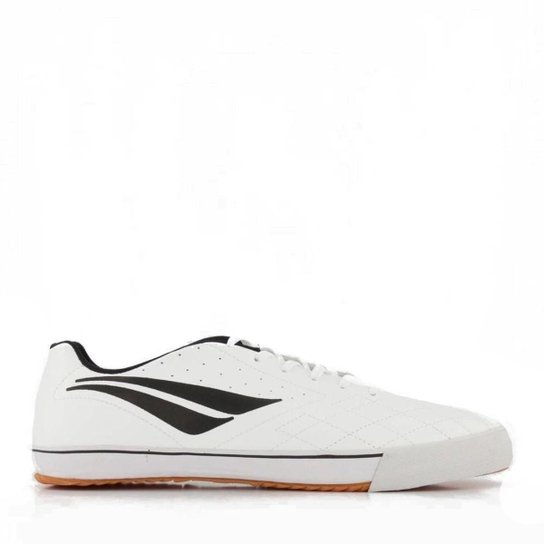 Chuteira Futsal Penalty ATF Americas IX Masculina - Branco+Preto Menor preço em Chuteira Futsal Penalty ATF Americas IX Masculina - Branco+Preto