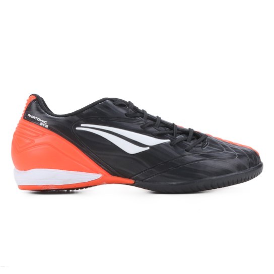 Chuteira Futsal Penalty Digital Pro - Preto+Laranja Menor preço em Chuteira Futsal Penalty Digital Pro - Preto+Laranja