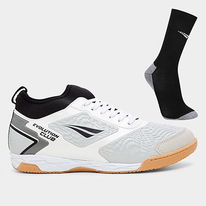 Chuteira Futsal Penalty Evolution Club Locker Y-1 + Meia - Unissex