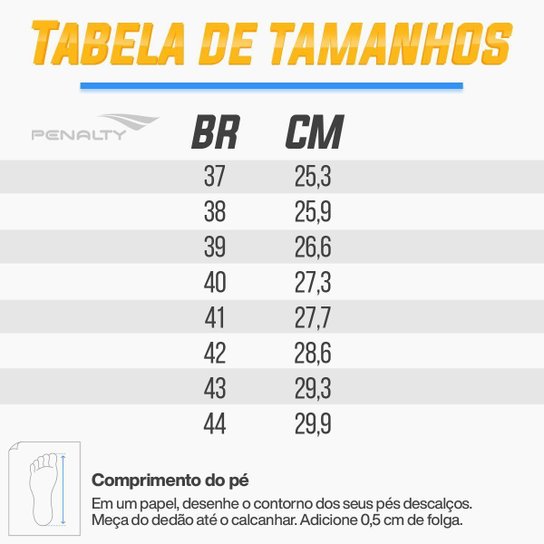 Chuteira Futsal Penalty Ginga Y-1 Unissex