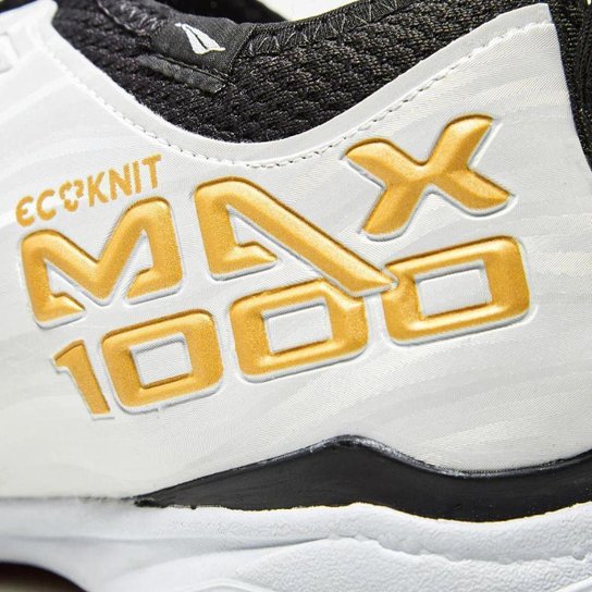 Chuteira Futsal Penalty Max 1000 Ecoknit - Branco - Unisex