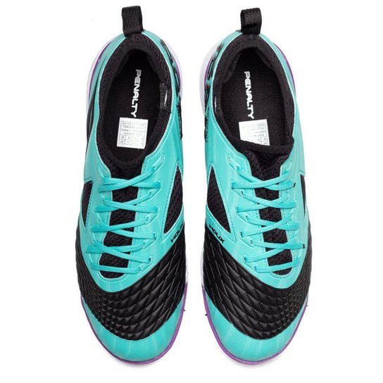 Chuteira Futsal Penalty Max 1000 Ecoknit Verde/preto