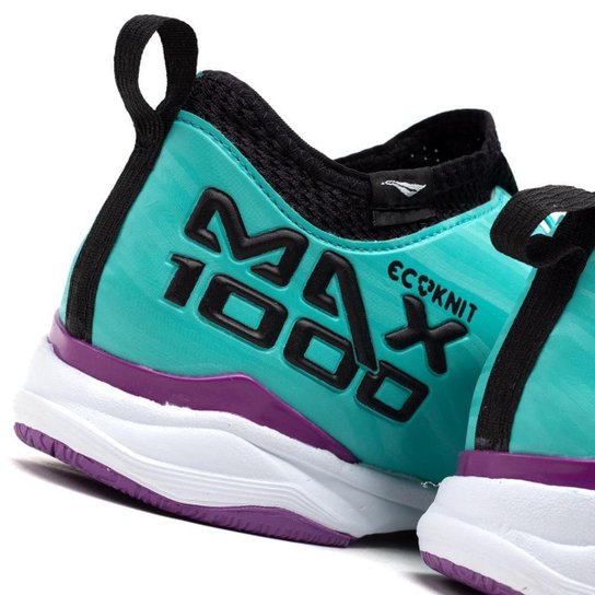 Chuteira Futsal Penalty Max 1000 Ecoknit Verde/preto