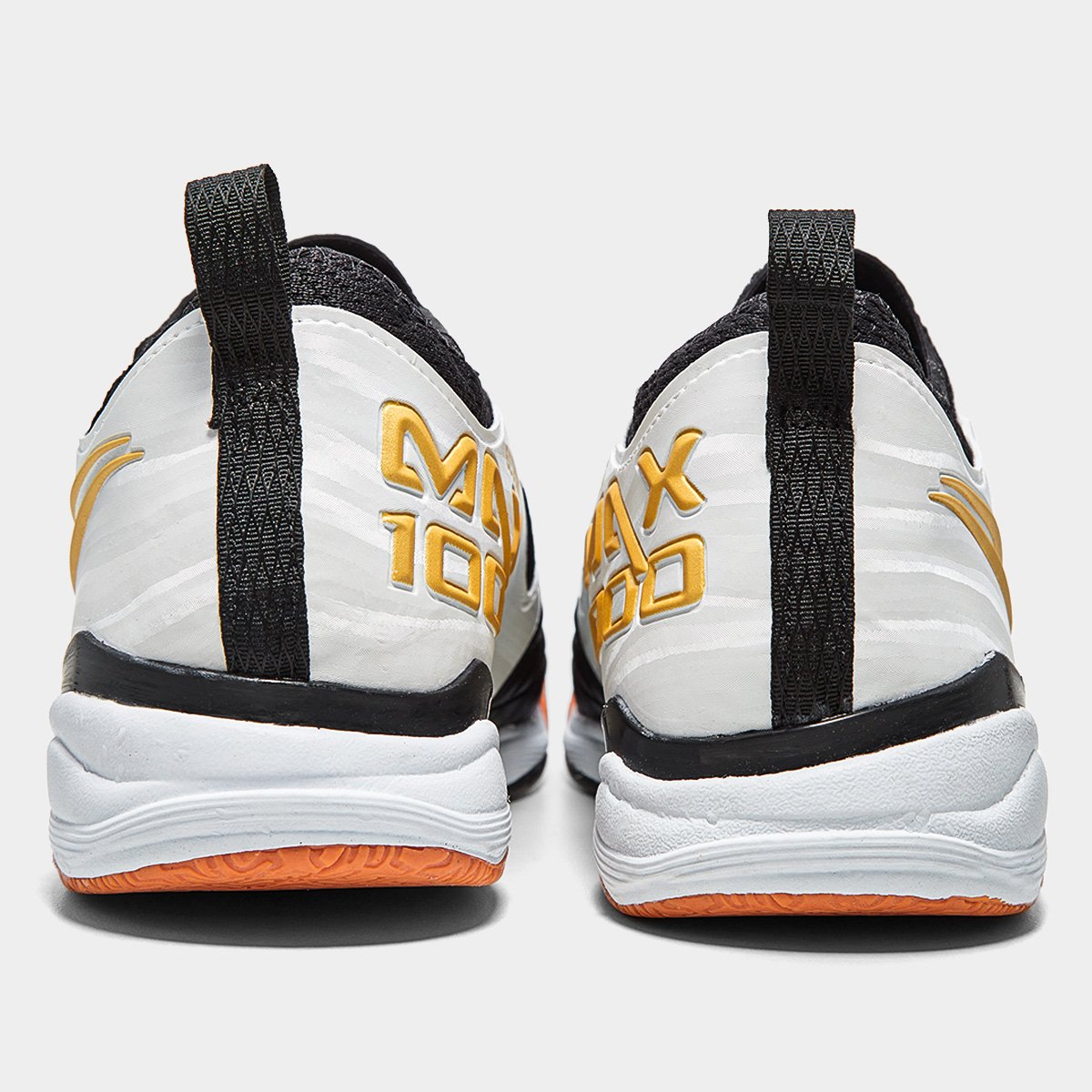 Chuteira Futsal Penalty Max 1000 Ecoknit Branco+dourado Netshoes