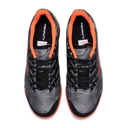 Chuteira Futsal Penalty Viento Y-1 Preto/Cinza