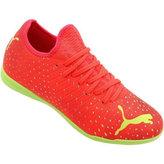 Chuteira Futsal Puma Future Z 4.4 Futebol Indoor Masculina - Coral Menor preço em Chuteira Futsal Puma Future Z 4.4 Futebol Indoor Masculina - Coral