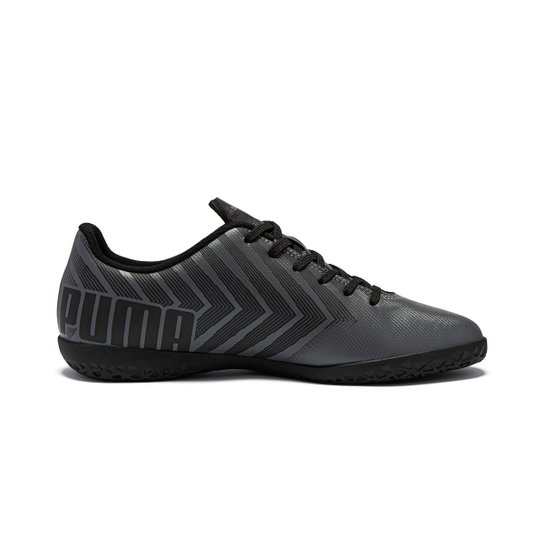 Chuteira Futsal Puma Tacto II Unissex - Preto+Cinza Menor preço em Chuteira Futsal Puma Tacto II Unissex - Preto+Cinza