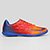Chuteira Futsal Topper Extreme IV Unissex - Laranja+Azul