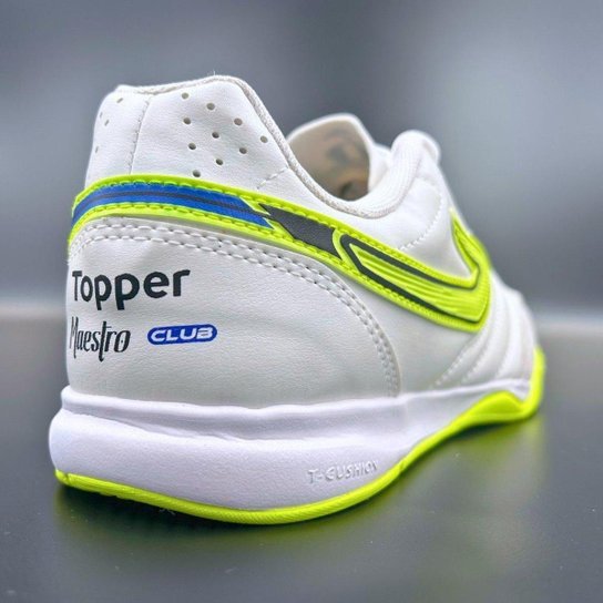 Chuteira Futsal Topper Maestro Club V - Branco - 38