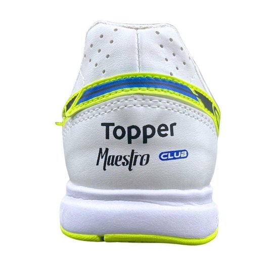 Chuteira Futsal Topper Maestro Club V - Branco - 38