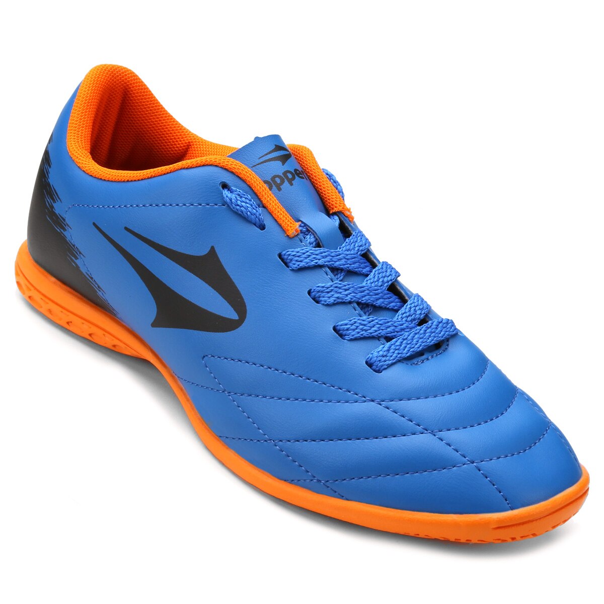 tenis futsal topper laranja