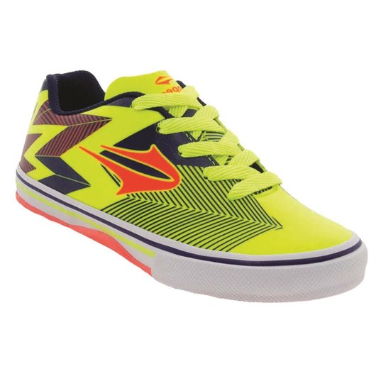 Chuteira Futsal Topper Spark - Amarelo+Azul