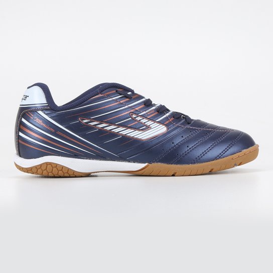 Chuteira Futsal Topper Titanium VIII - Marinho+Branco Menor preço em Chuteira Futsal Topper Titanium VIII - Marinho+Branco