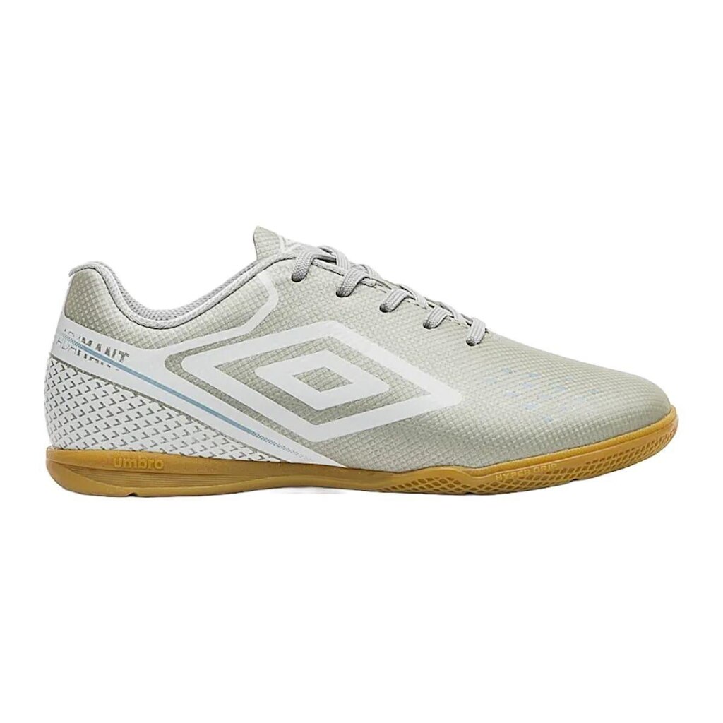 Chuteira Futsal Umbro Adamant Top Speed Infantil Prata