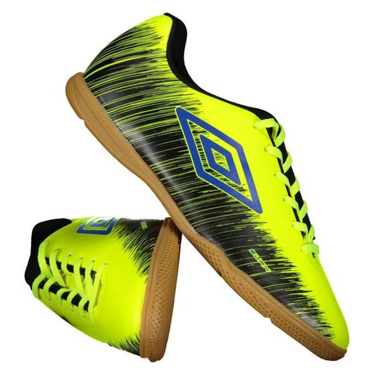 Chuteira Futsal Umbro Burn - Verde Menor preço em Chuteira Futsal Umbro Burn - Verde