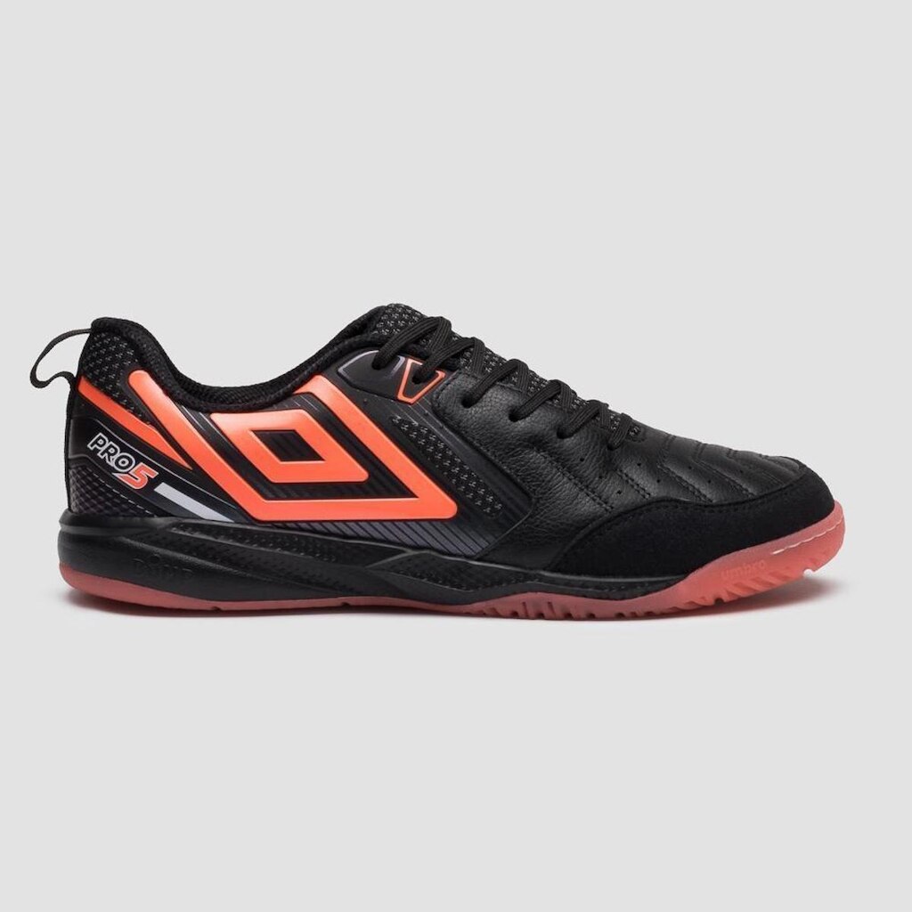 Chuteira Futsal Umbro Pro 5 Bump Couro Natural
