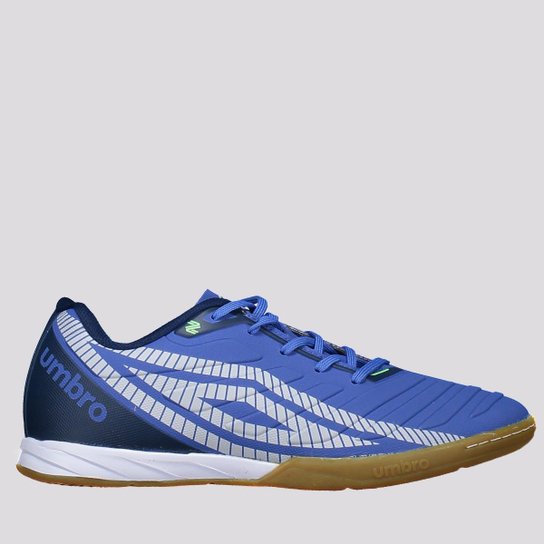 Chuteira Futsal Umbro Sala Z Club Unissex - Azul+Branco Menor preço em Chuteira Futsal Umbro Sala Z Club Unissex - Azul+Branco