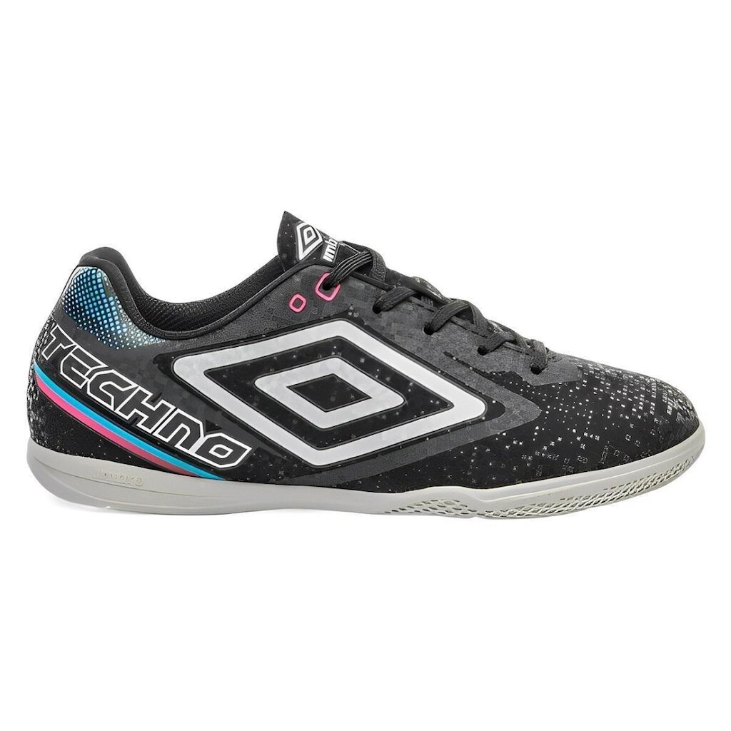 Chuteira Futsal Umbro Techno II Infantil Preto