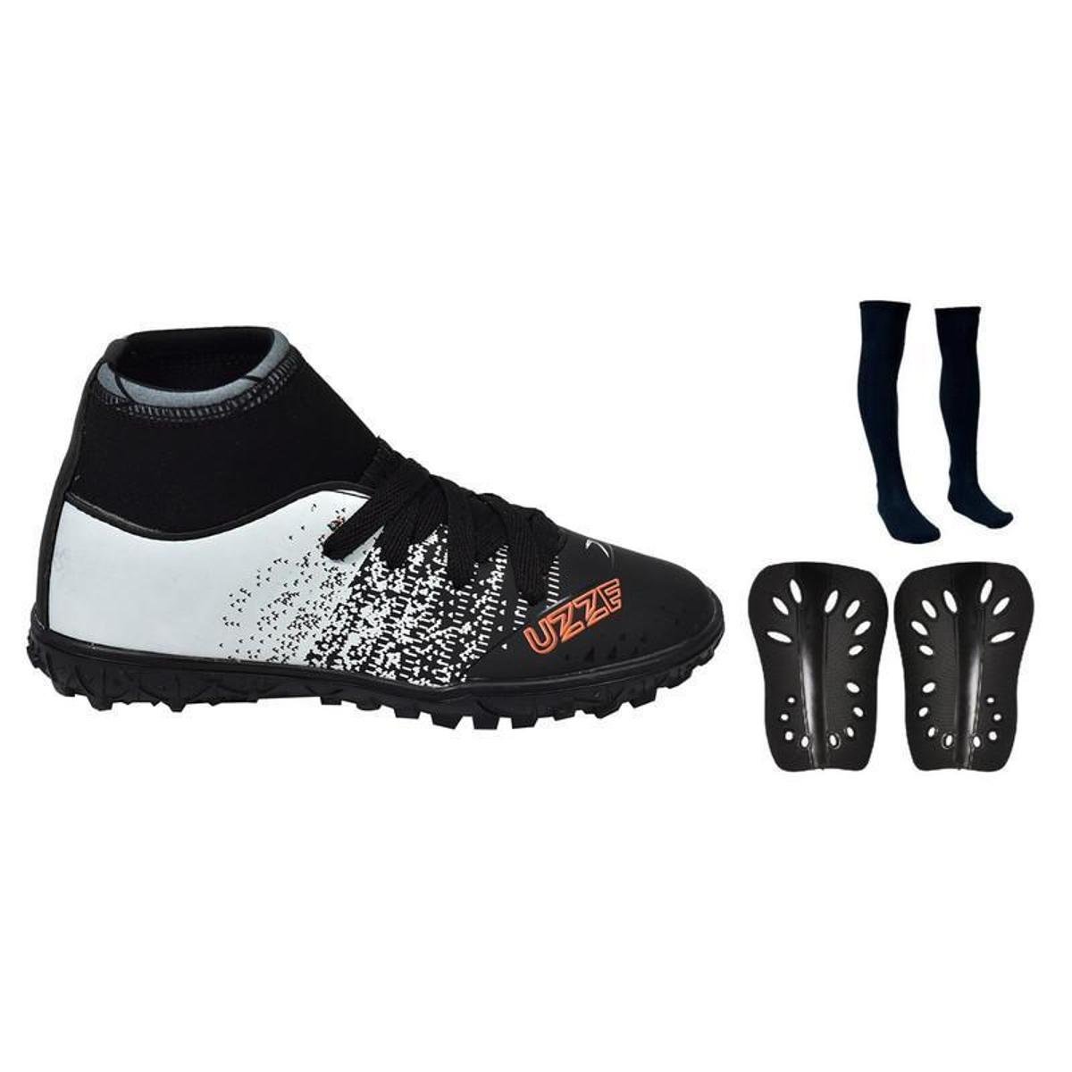 Uzze Chuteira Botinha Campo Infantil Chuteira Futsal Infantil Uzze