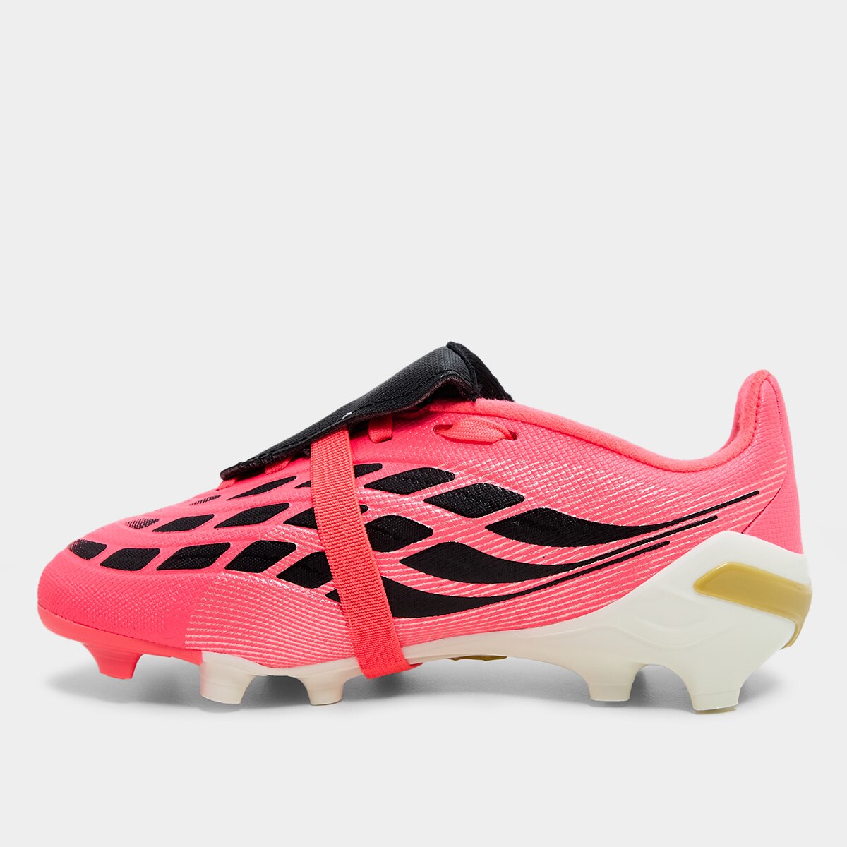 Chuteira Infantil Campo Adidas Predator League Língua Dobrável Copa Do Mundo - 5