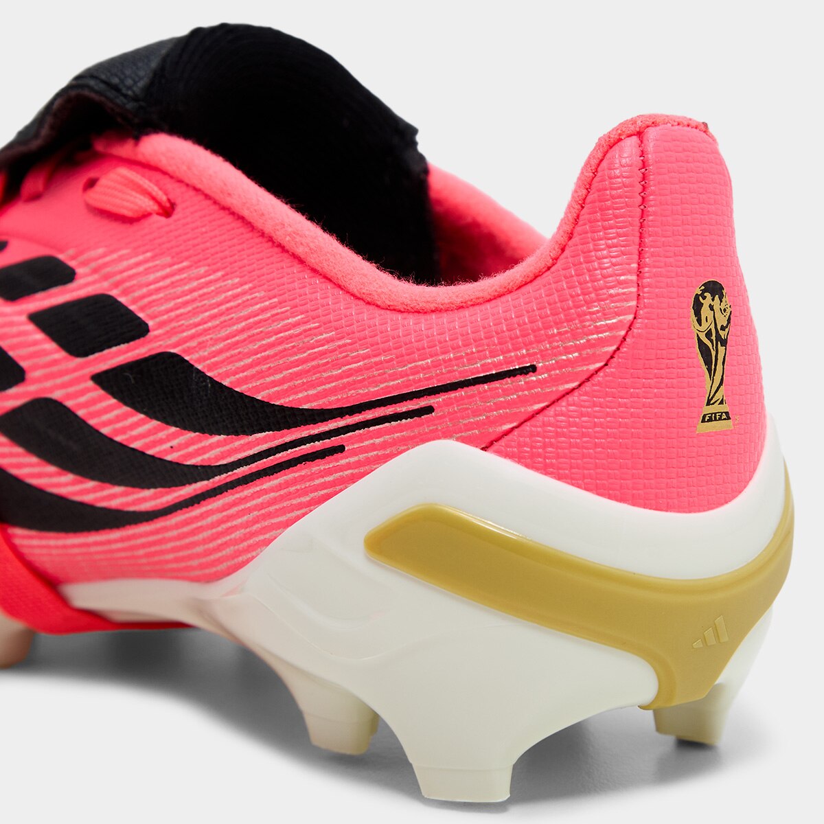 Chuteira Infantil Campo Adidas Predator League Língua Dobrável Copa Do Mundo - 7