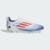 Chuteira Infantil Campo Adidas Sem Cadarços F50 League - Branco