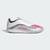 Chuteira infantil Futsal Adidas F50 Messi Club Indoor - Branco+Vermelho