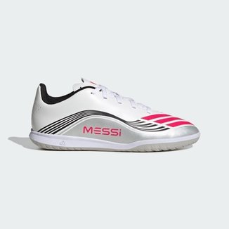 Chuteira infantil Futsal Adidas F50 Messi Club Indoor