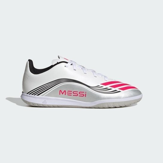 Chuteira infantil Futsal Adidas F50 Messi Club Indoor