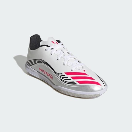 Chuteira infantil Futsal Adidas F50 Messi Club Indoor