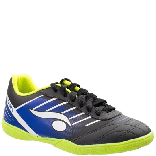 Chuteira Infantil Futsal Dsix 6204 - Azul Menor preço em Chuteira Infantil Futsal Dsix 6204 - Azul