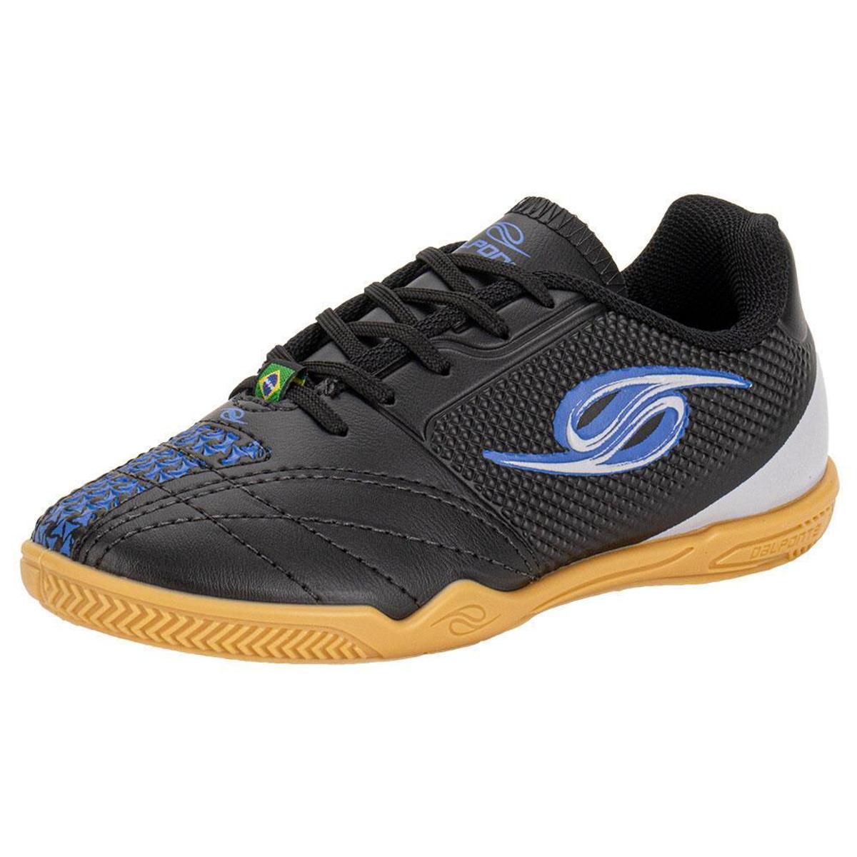 Dalponte Preto Tenis Futsal Dalponte Play 81 Chuteira Futsal 81 