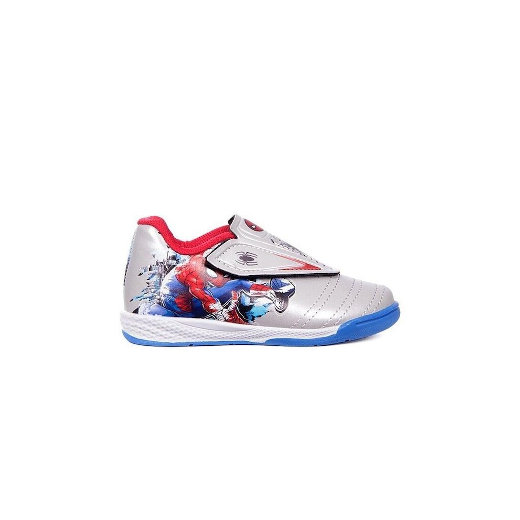 Chuteira Infantil Futsal Spider Man Prata