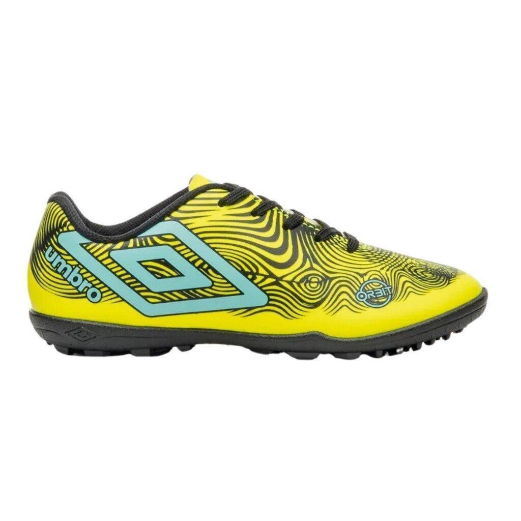 Chuteira Infantil Society Orbit Jr Umbro - Amarelo