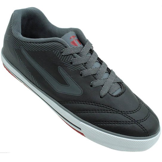 Chuteira Infantil Topper Frontier IX Futsal Indoor - Chumbo+Preto é ruim? Chuteira Infantil Topper Frontier IX Futsal Indoor - Chumbo+Preto é boa?