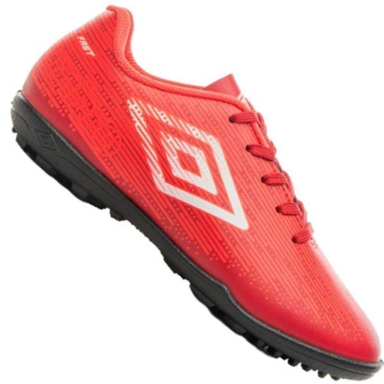 Chuteira Infantil Umbro Society Fast Jr Masculina - Vermelho Menor preço em Chuteira Infantil Umbro Society Fast Jr Masculina - Vermelho