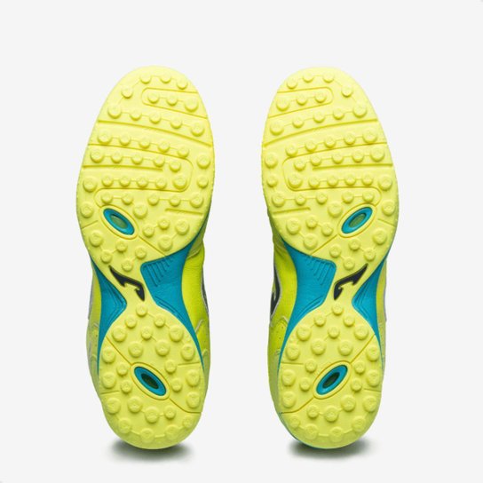 Chuteira Joma Society Top Flex Limão Futebol Masculino