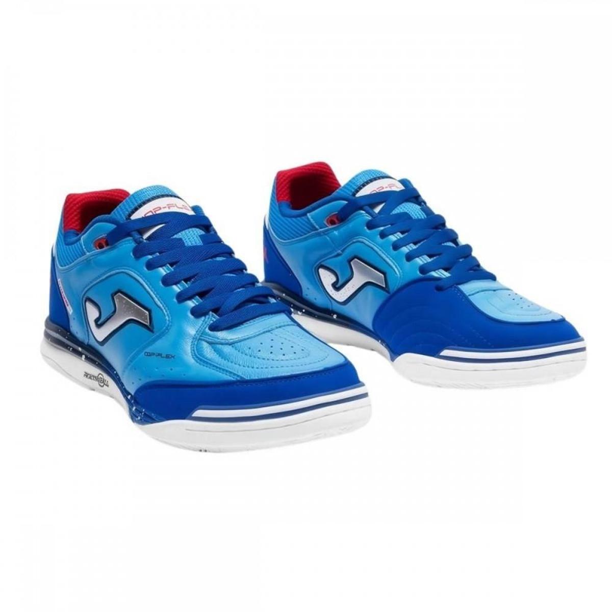 Chuteira Joma Top Flex Rebound 2605 Futsal Indoor Masculino - Azul